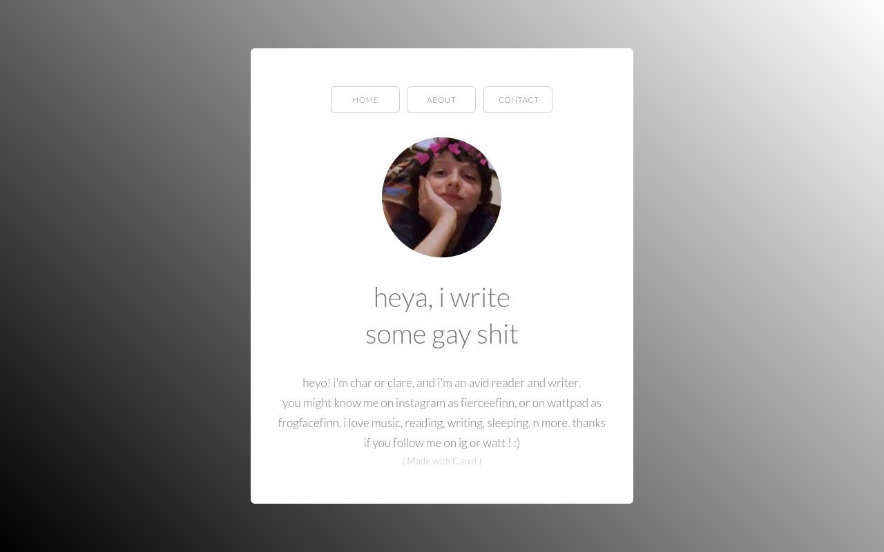 Carrd profile picture for @lovelies